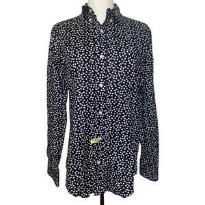 Club Monaco Black Mushroom Slim fit Button-Down 100% Cotton Dress Shirts XS